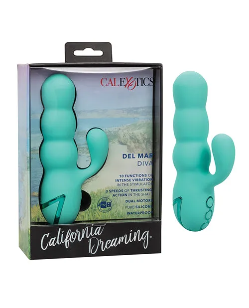 California Dreaming Female Sex Toys California Dreaming Del Mar Rechargeable Silicone Dual Stimulator Teal California Dreaming Female Sex Toys California Dreaming Del Mar Rechargeable Silicone Dual Stimulator Teal