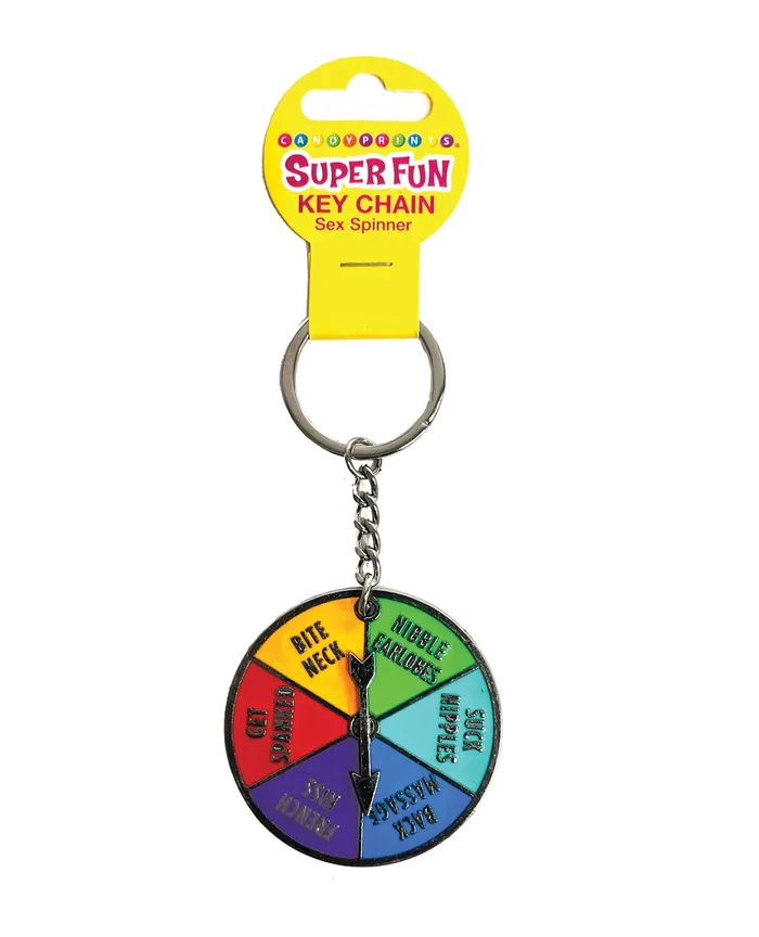 Candyprints Party Super Fun Key Chain Sex Spinner Multicolor Female Sex Toys Candyprints Party Super Fun Key Chain Sex Spinner Multicolor Female Sex Toys