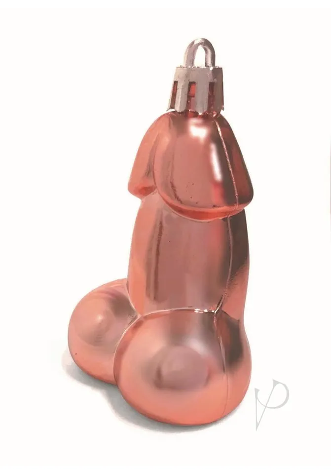 Candyprints Party Vibrators Glitterati Metallic Penis Ornaments 8 Pack GoldSilverRose Gold