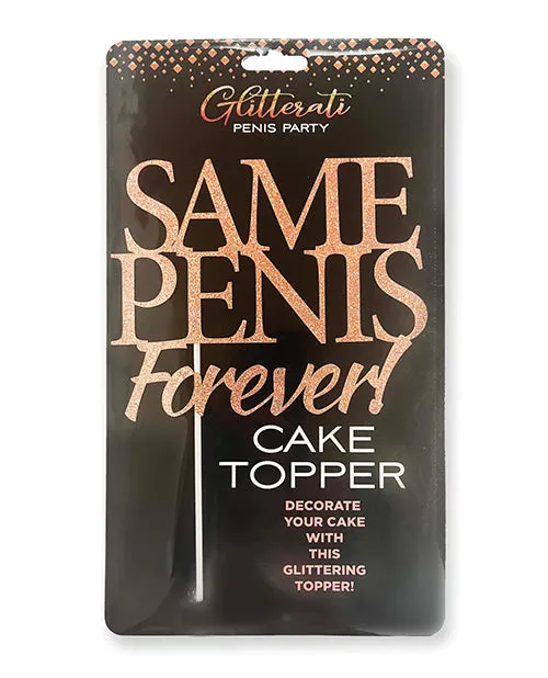 Candyprints Party Vibrators Glitterati Same Penis Cake Topper Rose GoldBlack Candyprints Party Vibrators Glitterati Same Penis Cake Topper Rose GoldBlack