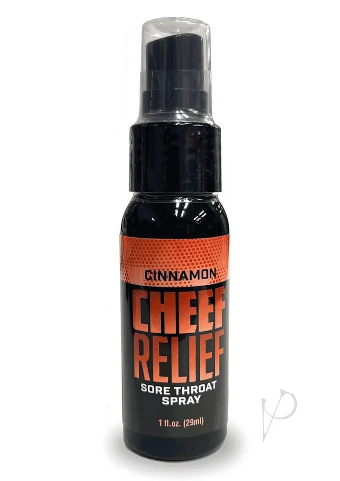 Cheef Relief Soothing Throat Spray 1oz Cinnamon Cheef Relief Vibrators