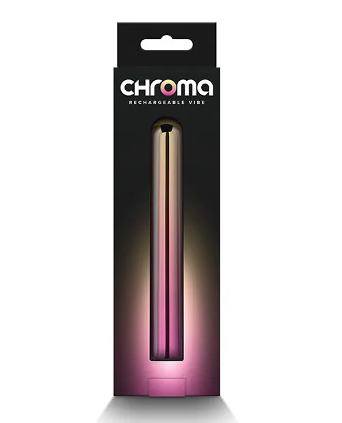 Chroma Sunrise Rechargeable Vibrator Large Multicolor Chroma Female Sex Toys Chroma Sunrise Rechargeable Vibrator Large Multicolor Chroma Female Sex Toys