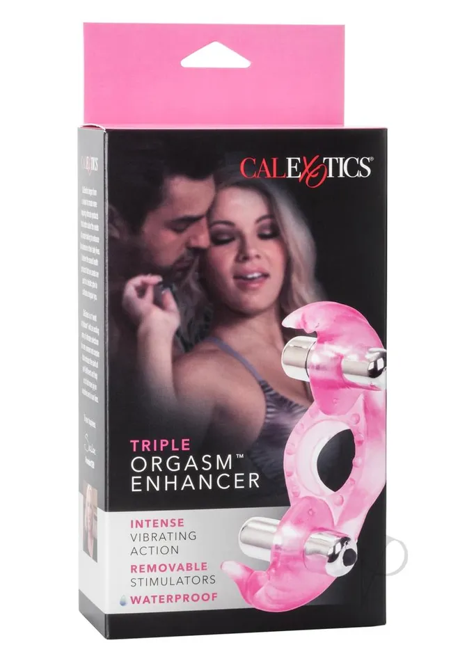Couples Enhancers Couples Triple Orgasms Enhancer Vibrating Cock Ring with Clitoral Stimulation Pink Couples Enhancers Couples Triple Orgasms Enhancer Vibrating Cock Ring with Clitoral Stimulation Pink