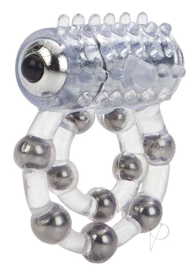 Couples Enhancers Male Sex Toys 10 Bead Maximus Ring Vibrating Cock Ring Clear Couples Enhancers Male Sex Toys 10 Bead Maximus Ring Vibrating Cock Ring Clear