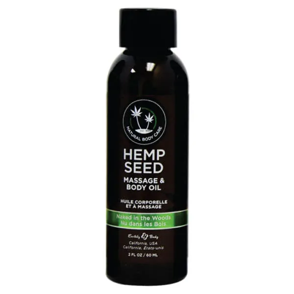 Couples Earthly Body Hemp Seed Massage Body Oil 59ml