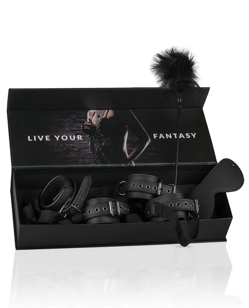 Couples Easy Toys Beginners 6 Piece Beginners Bondage Set Black Easy Toys Couples Easy Toys Beginners 6 Piece Beginners Bondage Set Black Easy Toys