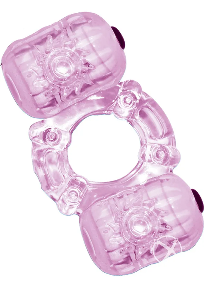 Couples Hero Hero Double Pleaser Teaser Vibrating Cock Ring Purple Couples Hero Hero Double Pleaser Teaser Vibrating Cock Ring Purple