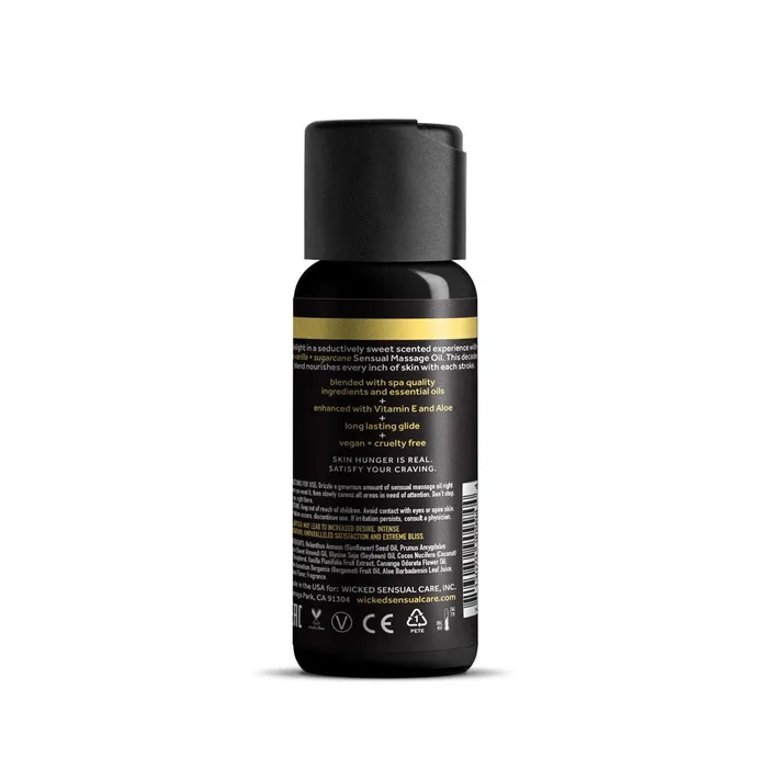 Couples Wicked Wicked Sensual Massage Oil Vanilla Sugarcane
