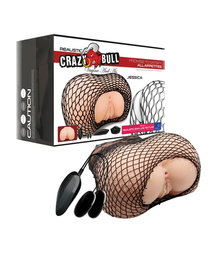 Crazy Bull Anal Vagina Masturbator Ivory Crazy Bull Male Sex Toys