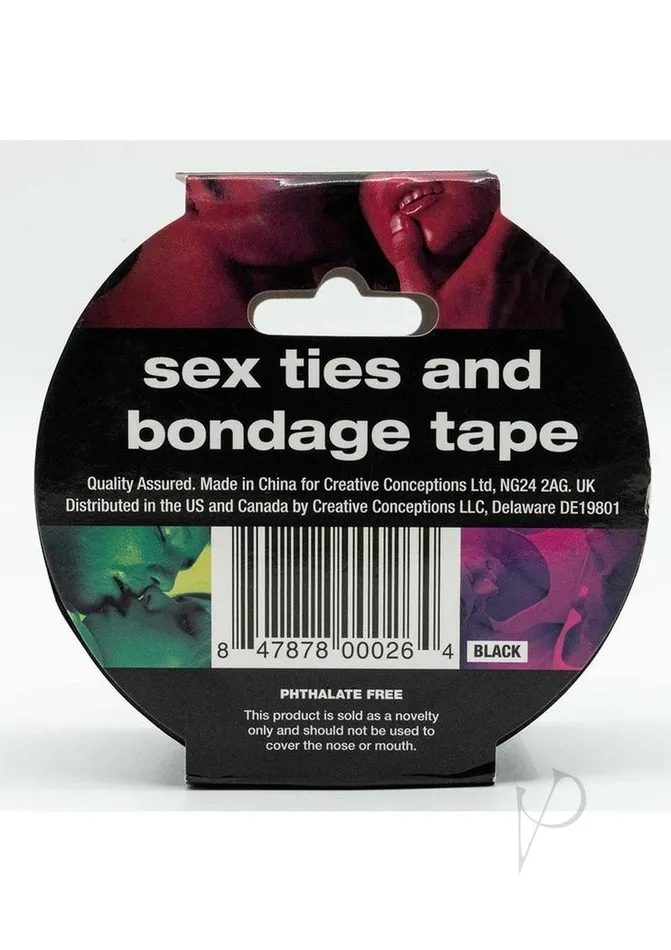 Creative Conceptions Couples Sex Ties and Bondage Tape Black Creative Conceptions Couples Sex Ties and Bondage Tape Black
