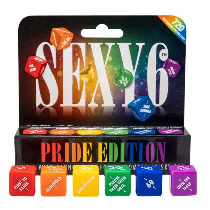 Creative Conceptions Couples Sexy 6 Pride Edition Couples Dice Game