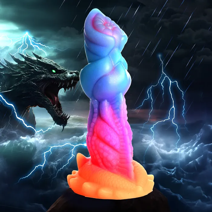 Creature Cocks AquaCock GlowInTheDark Silicone Dildo Dildos