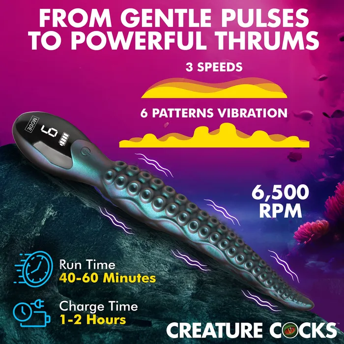 Creature Cocks Female Sex Toys Tentavibe Silicone Vibrator