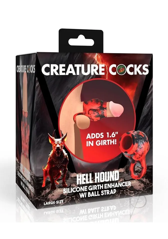 Creature Cocks Hell Hound Silicone Penis Sleeve Large RedBlack Creature Cocks Male Sex Toys Creature Cocks Hell Hound Silicone Penis Sleeve Large RedBlack Creature Cocks Male Sex Toys