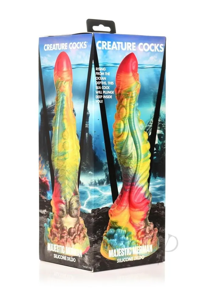 Creature Cocks Majestic Merman Silicone Dildo Rainbow Creature Cocks Dildos Creature Cocks Majestic Merman Silicone Dildo Rainbow Creature Cocks Dildos