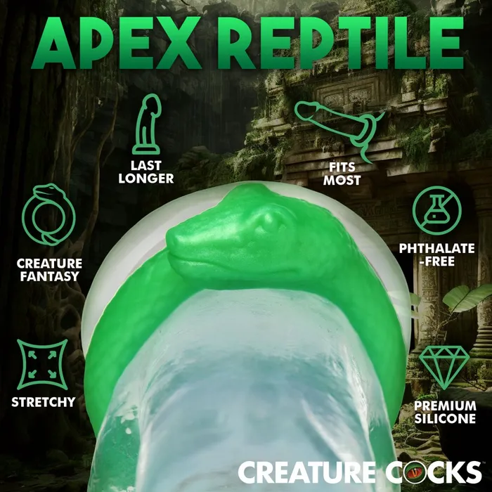 Creature Cocks Serpentine Silicone Cock Ring Male Sex Toys