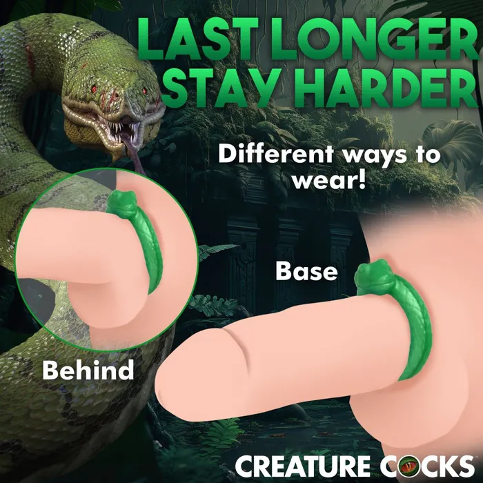 Creature Cocks Serpentine Silicone Cock Ring Male Sex Toys