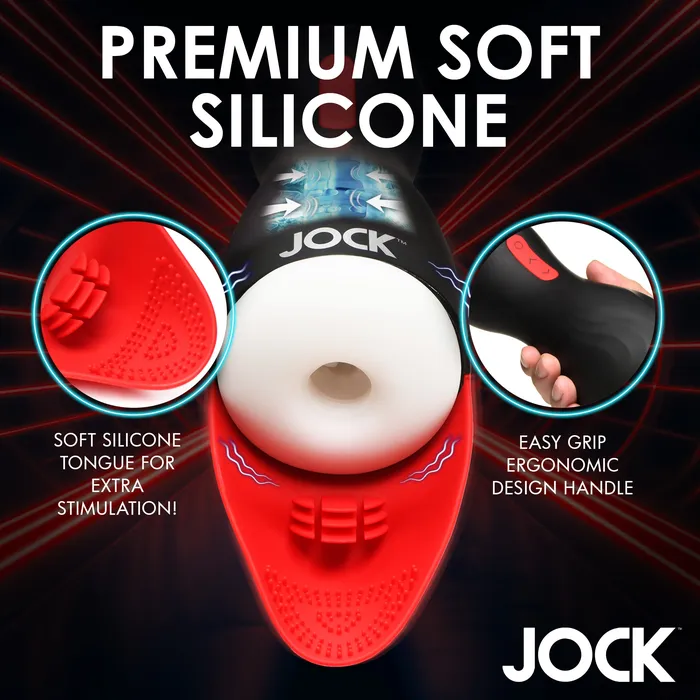 Curve Toys Male Sex Toys Sucking and Vibrating Masturbator Stimulation Tongue