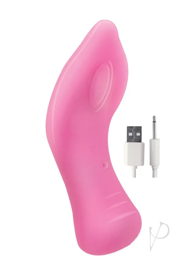 Devine Female Sex Toys Devine Vibes Exciter Rechargeable Silicone Glow In The Dark Vibrator Pink
