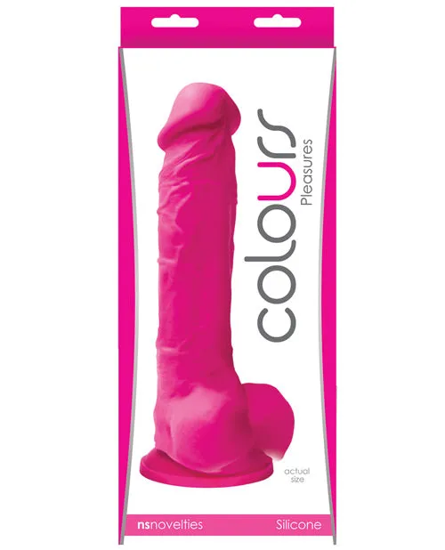 Dildos Colours Colours Pleasures Silicone Dildo 8in Pink Dildos Colours Colours Pleasures Silicone Dildo 8in Pink