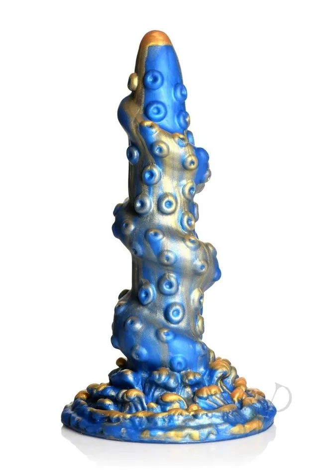 Dildos Creature Cocks Creature Cocks Lord Kraken Silicone Dildo BlueGold