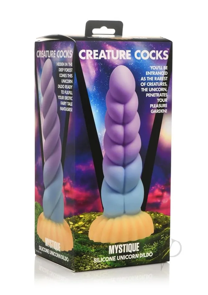 Dildos Creature Cocks Creature Mystique Silicone Unicorn Dildo Multicolored Dildos Creature Cocks Creature Mystique Silicone Unicorn Dildo Multicolored
