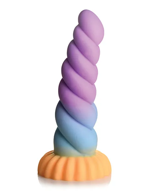 Dildos Creature Cocks Creature Mystique Silicone Unicorn Dildo Multicolored