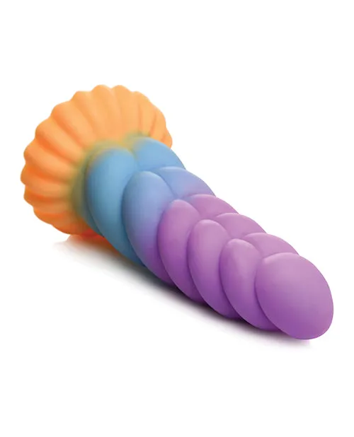 Dildos Creature Cocks Creature Mystique Silicone Unicorn Dildo Multicolored