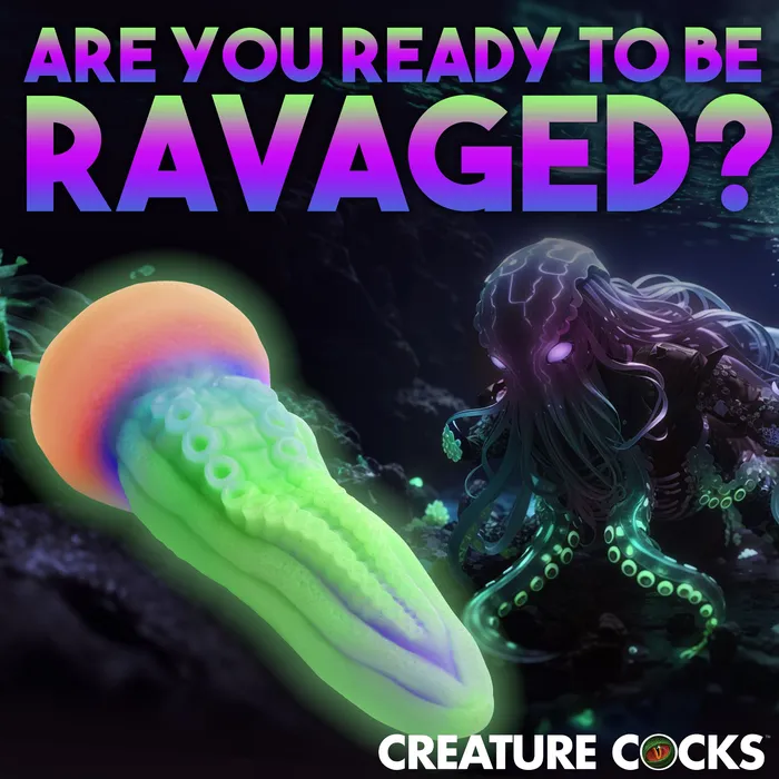 Dildos Creature Cocks TentaCock GlowintheDark Silicone Dildo