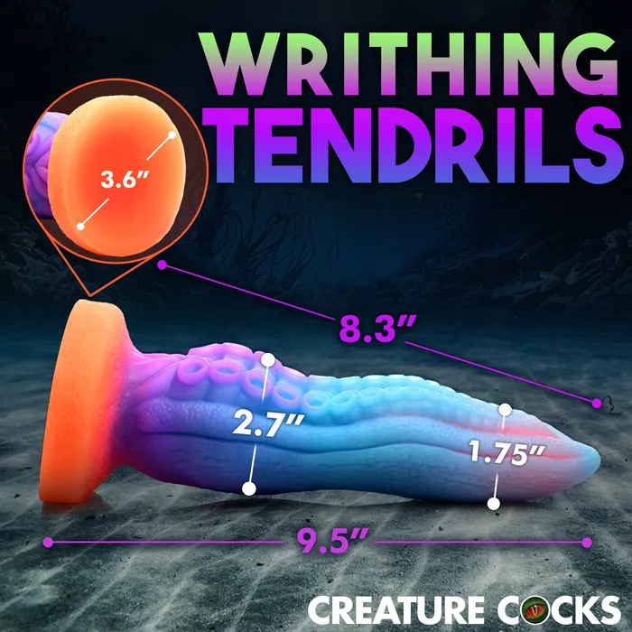 Dildos Creature Cocks TentaCock GlowintheDark Silicone Dildo