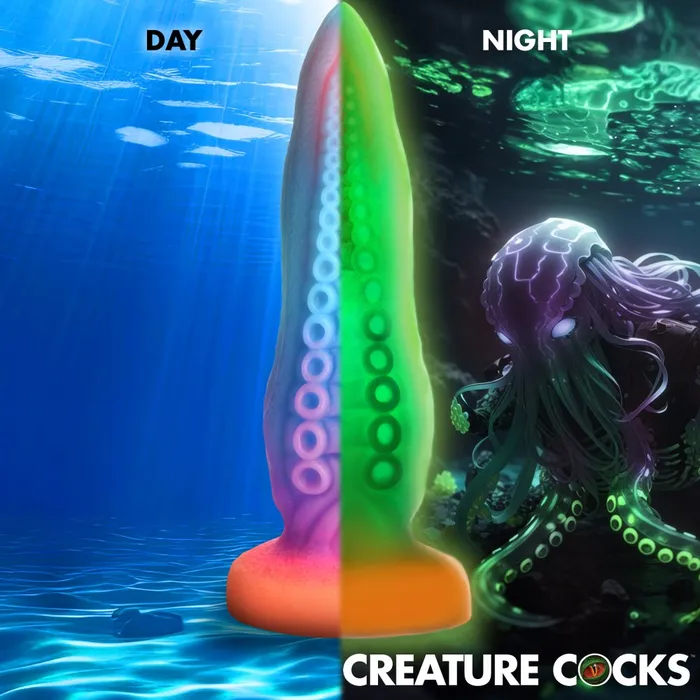 Dildos Creature Cocks TentaCock GlowintheDark Silicone Dildo