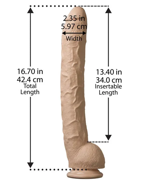 Dildos Doc Johnson Dick Rambone Dildo 17in Vanilla Dildos Doc Johnson Dick Rambone Dildo 17in Vanilla