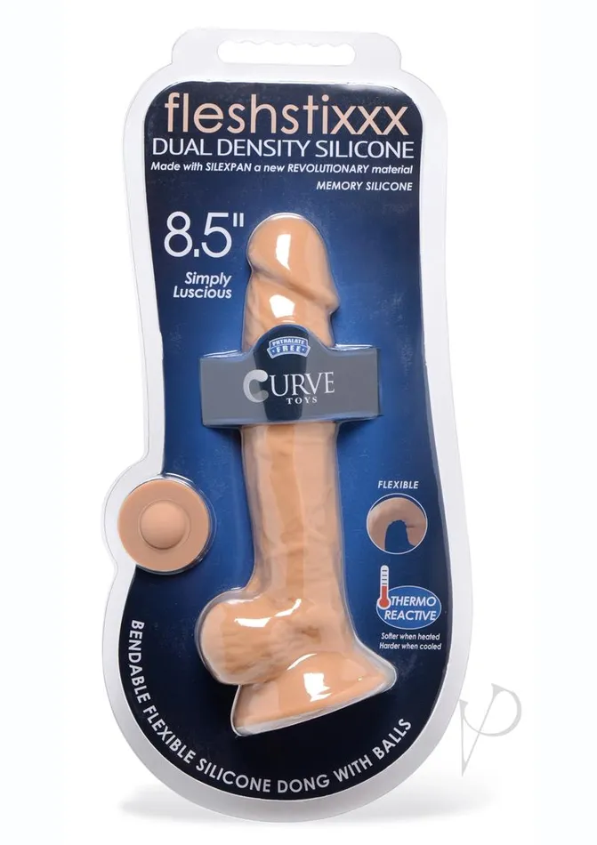 Dildos Fleshstixxx Dual Density Silicone Bendable Dong with Balls 85in Caramel Flesh Stixxx Dildos Fleshstixxx Dual Density Silicone Bendable Dong with Balls 85in Caramel Flesh Stixxx