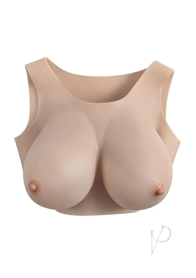 Dildos Gender X Breast Plate Silicone E Cup Vanilla Gender X