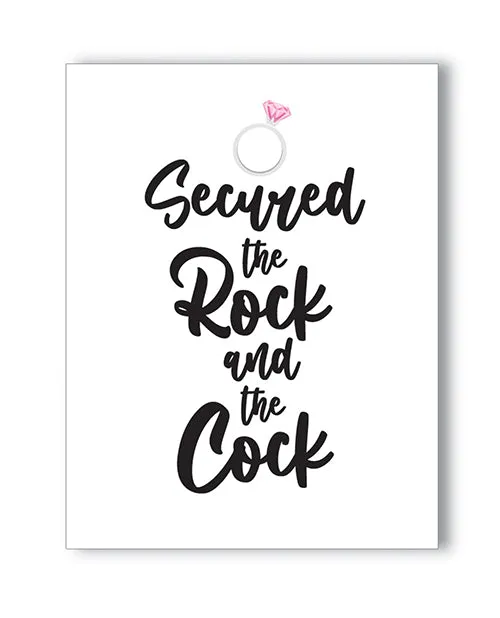 Dildos Kush Kards Rock Cock Bachelorette Greeting Card