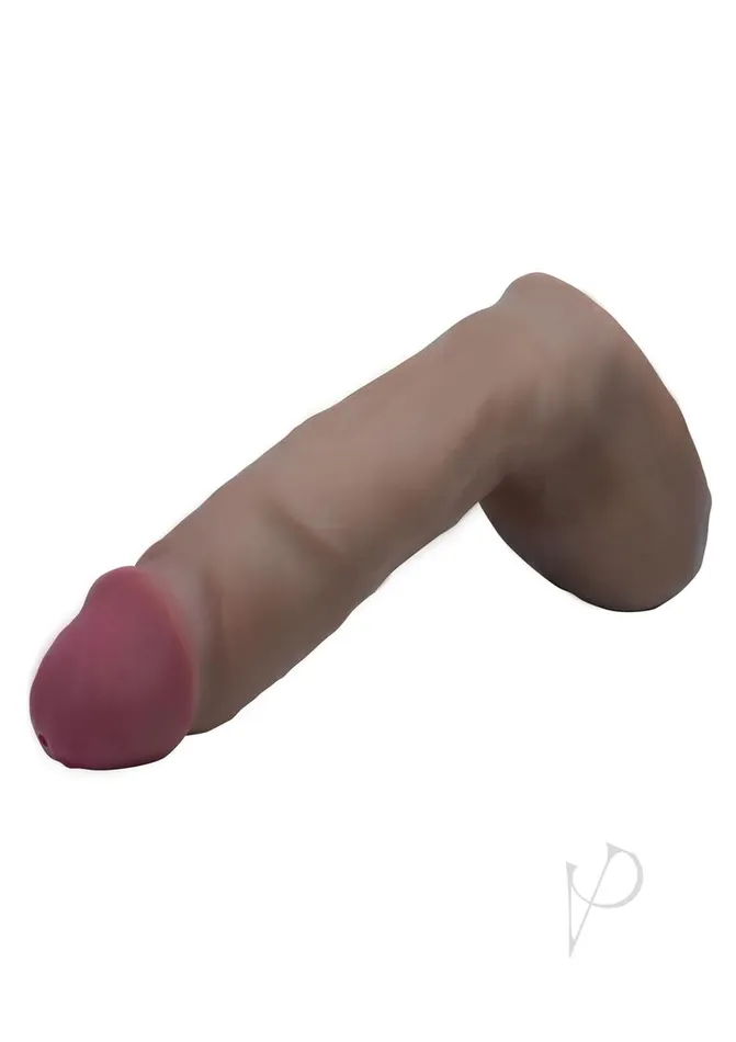 Dildos Loadz Loadz Dual Density Squirting Dildo 8in Chocolate