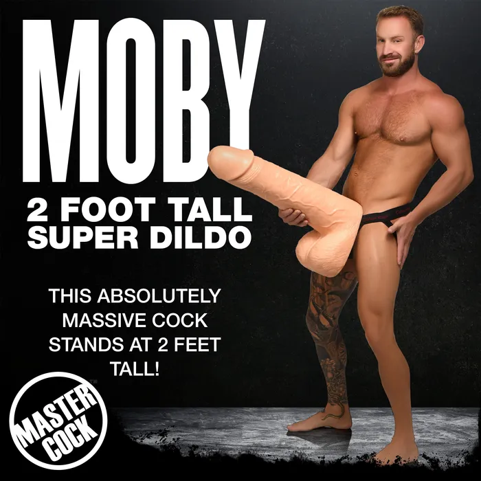 Dildos Master Cock Light Moby Huge 2 Foot Tall Super Dildo