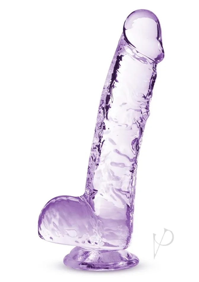 Dildos Naturally Yours Naturally Yours Crystalline Dildo 6in Amethyst
