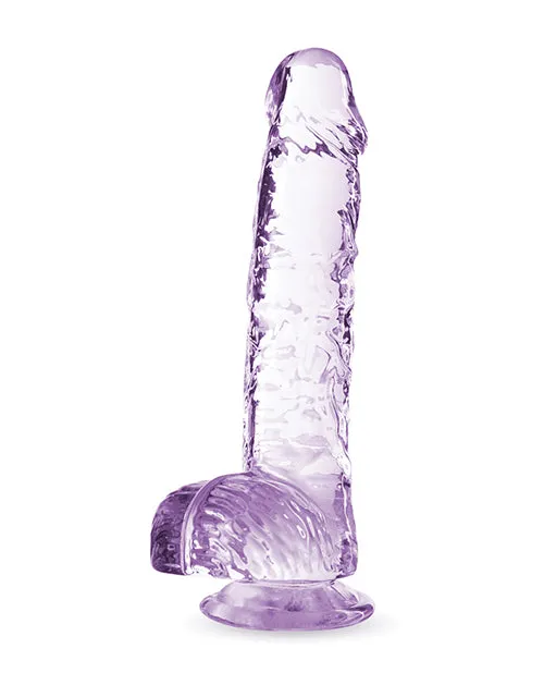 Dildos Naturally Yours Naturally Yours Crystalline Dildo 6in Amethyst