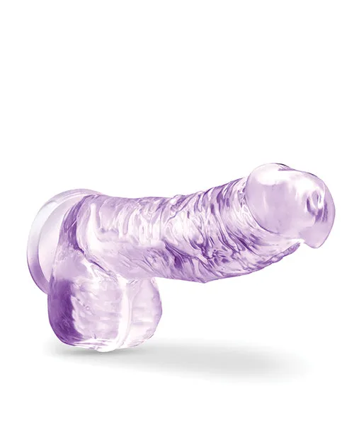 Dildos Naturally Yours Naturally Yours Crystalline Dildo 6in Amethyst