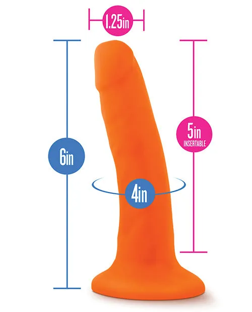 Dildos Neo Dual Density Dildo 6in Neon Orange Neo Dildos Neo Dual Density Dildo 6in Neon Orange Neo