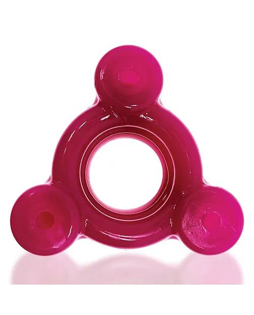 Dildos Oxballs Heavy Squeeze Ballstretcher with Stainless Steel Weights Hot Pink Oxballs