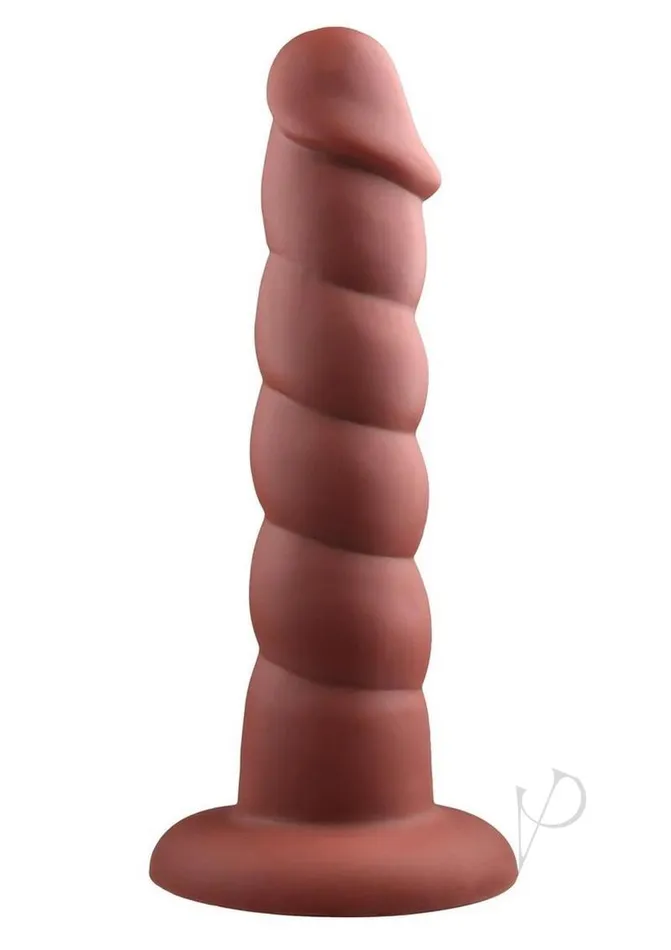 Dildos Rock Candy Toys Suga Daddy Silicone Dildo 95in Chocolate