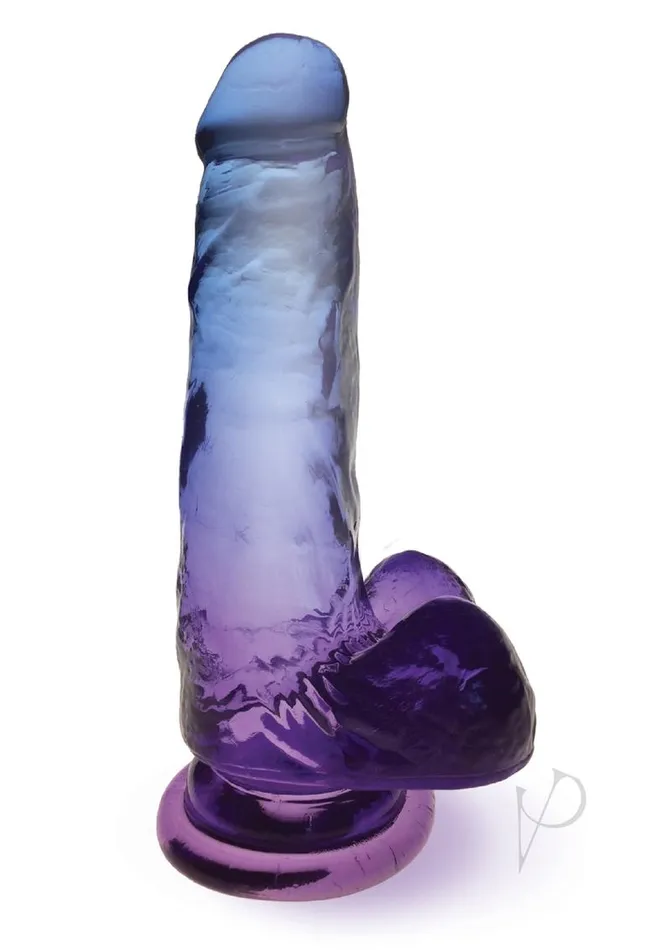 Dildos Shades Shades Gradient Dildo 7in Blue and Violet
