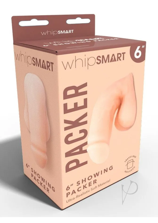 Dildos Whipsmart WhipSmart Showing Packer 6in Vanilla