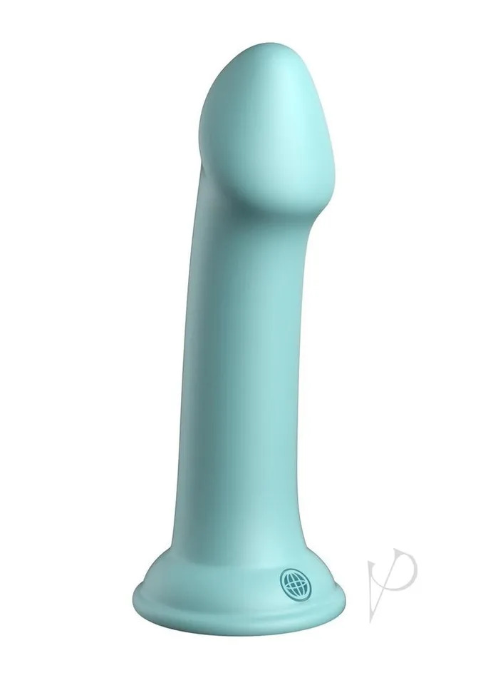 Dillio Dildos Dillio Platinum Big Hero Silicone Dildo 6in Teal