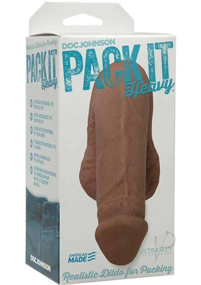 Doc Johnson Pack It Lite Dildo 45in Caramel Dildos