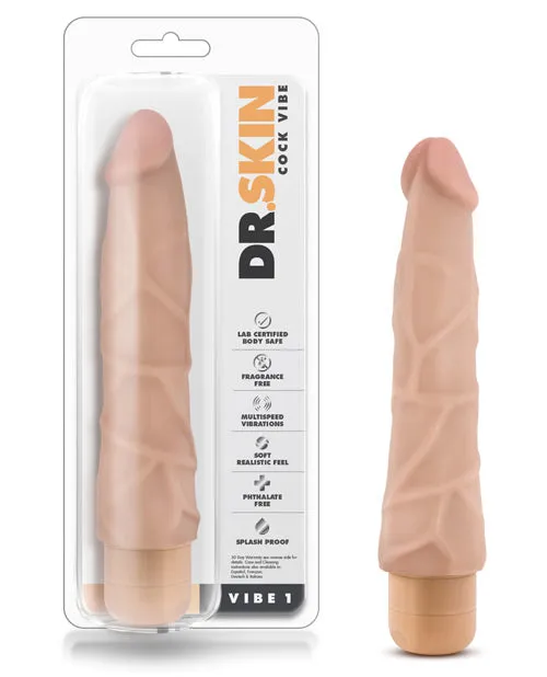 Dr Skin Dr Skin Silver Collection Cock Vibe 1 Vibrating Dildo 9in Vanilla Dildos Dr Skin Dr Skin Silver Collection Cock Vibe 1 Vibrating Dildo 9in Vanilla Dildos