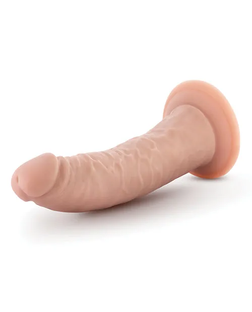 Dr Skin Female Sex Toys Dr Skin Silver Collection Realistic Cock with Suction Cup Dildo 7in Vanilla Dr Skin Female Sex Toys Dr Skin Silver Collection Realistic Cock with Suction Cup Dildo 7in Vanilla