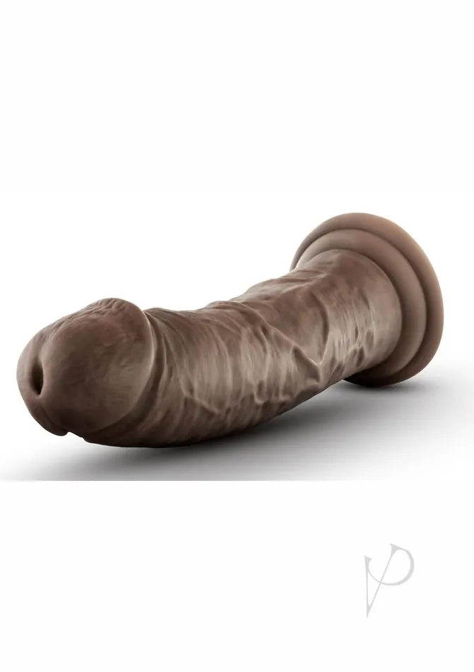 Dr Skin Silver Collection Dildo 8in Chocolate Dr Skin Dildos Dr Skin Silver Collection Dildo 8in Chocolate Dr Skin Dildos